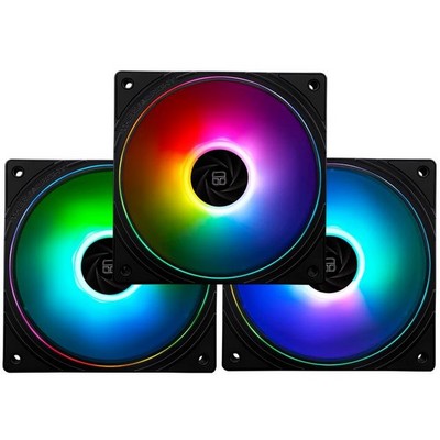 Вентилятор 120мм Thermalright TL-S12-S X3 ARGB 3pcs-pack Black Ret - фото 109404