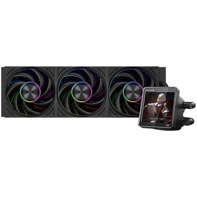 Водяная система охлаждения PcCooler DT360 ARGB Display BK Black S115x/1700/1851/1954, AM4/AM5 4-pin ( DT360 ARGB Display BK ) - фото 109421