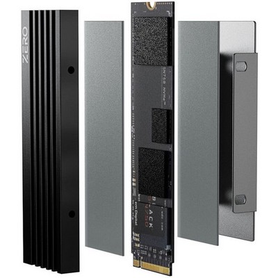 Радиатор для SSD M.2 ID-Cooling ( Zero M05 ) 22.4x6х73мм, Black - фото 111193