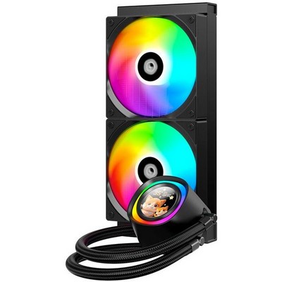 Система водяного охлаждения ID-Cooling FX240 LCD Black ARGB S1150/1155/S1156/1151/1200, S1700/1851 AM4/AM5 ( FX240 LCD ) - фото 111219