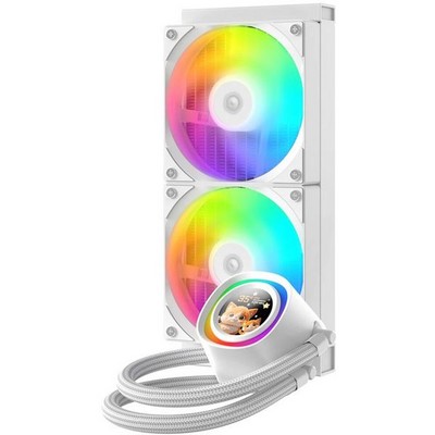 Система водяного охлаждения ID-Cooling FX240 LCD White ARGB S1150/1155/S1156/1151/1200, S1700/1851 AM4/AM5 ( FX240 LCD White ) - фото 111225
