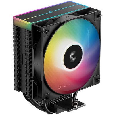 Устройство охлаждения (кулер) Deepcool 1155/1156/1150/1200/1700/1851, AM4, AM5 220W ( AG400 BK ARGB V2 ) - фото 109527