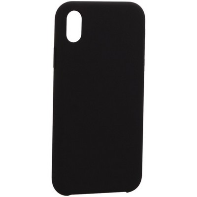 Накладка силиконовая MItrifON для iPhone XR (6.1") без логотипа Black Черный №18 - фото 39131