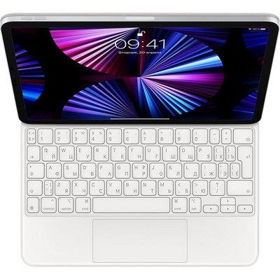 Клавиатура Apple Magic Keyboard для iPad Air 11" M2 (MJQJ3) White - фото 42230
