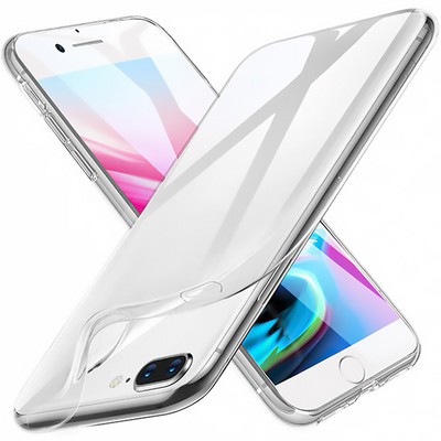 Силиконовый чехол для iPhone 8 / 7 прозрачный - фото 9926