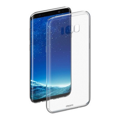 Чехол-накладка силикон Deppa Gel Case D-85304 для Samsung GALAXY S8+ SM-G955F 0.8мм Прозрачный - фото 55435