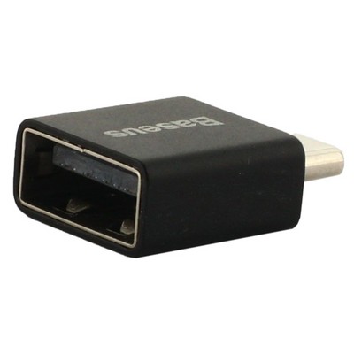 Адаптер Baseus Converter USB-A/ Type-C CATOTG-01 (2.4A) Черный - фото 12316