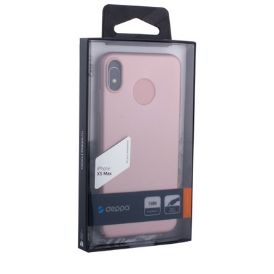 Чехол-накладка пластик Soft touch Deppa Air Case D-83366 для iPhone XS Max (6.5") 1мм Розовое золото - фото 51173 Чехол-накладка пластик Soft touch Deppa Air Case D-83366 для iPhone XS Max (6.5") 1мм Розовое золото - фото 51173
