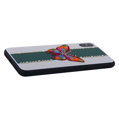 Накладка силиконовая TOTU Butterfly Love Series -019 для iPhone XS Max (6.5") Бабочка Green - фото 51185