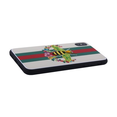 Накладка силиконовая TOTU Crazy Bee Series -021 для iPhone XS Max (6.5") Пчела Green - фото 51193