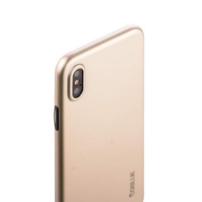 Чехол-накладка супертонкая Coblue Slim Series PP Case & Glass (2в1) для iPhone XS/ X (5.8") Золотистый - фото 52052 Чехол-накладка супертонкая Coblue Slim Series PP Case & Glass (2в1) для iPhone XS/ X (5.8") Золотистый - фото 52052