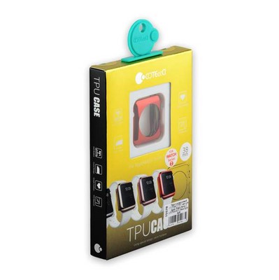Чехол силиконовый COTECi TPU case для Apple Watch Series 3/ 2 (CS7040-RD) 38мм Красный - фото 52075