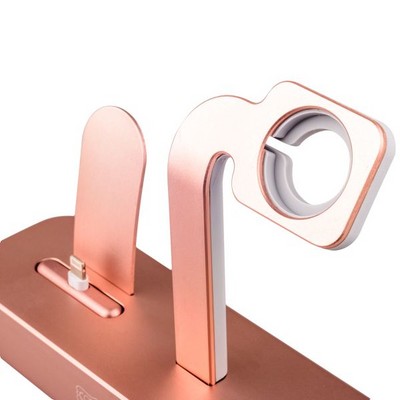 Док-станция COTECi Base5 Dock для Apple Watch & iPhone X/ 8 Plus/ 8/ SE 2in1 stand CS2095-MRG Pink-gold - Розовое золото - фото 53010 Док-станция COTECi Base5 Dock для Apple Watch & iPhone X/ 8 Plus/ 8/ SE 2in1 stand CS2095-MRG Pink-gold - Розовое золото - фото 53010