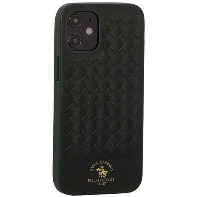 Накладка кожаная Club Ravel Series для iPhone 12 mini (5.4") Зеленая - фото 53623