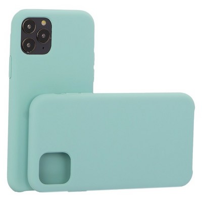 Накладка силиконовая MItrifON для iPhone 11 Pro (5.8") без логотипа Spearmint Нежная мята №50 - фото 53724