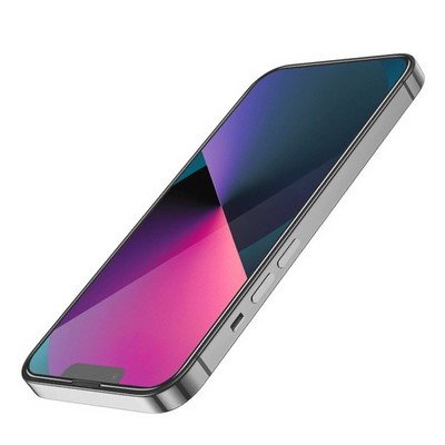 Стекло защитное Hoco Nano 3D A12 Plus узкие силиконовые рамки для iPhone 14 Pro (6.1") Black - фото 54923 Стекло защитное Hoco Nano 3D A12 Plus узкие силиконовые рамки для iPhone 14 Pro (6.1") Black - фото 54923