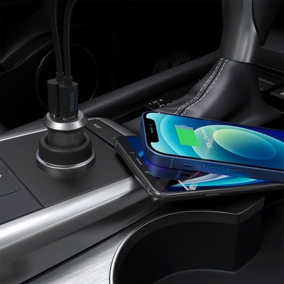 Разделитель автомобильный Deppa USB + Type-C: (PD/QC 3.0 D-11212 30Вт) Серебристый - фото 55038 Разделитель автомобильный Deppa USB + Type-C: (PD/QC 3.0 D-11212 30Вт) Серебристый - фото 55038