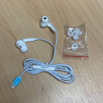 Наушники Hoco M1 Pro Original Series earphones lightning с микрофоном и кнопкой ответа Белый - фото 60800