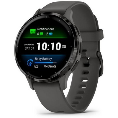 Garmin Venu 3S Slate Pebble Gray Band (010-02785-00) - фото 82045