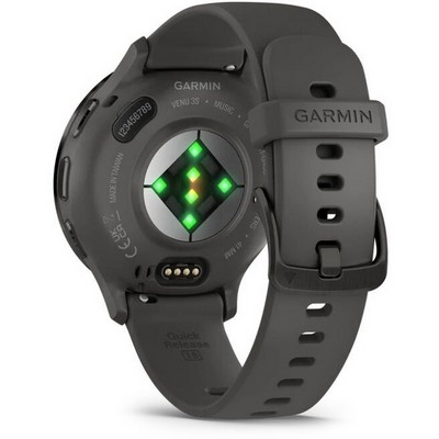Garmin Venu 3S Slate Pebble Gray Band (010-02785-00) - фото 82050