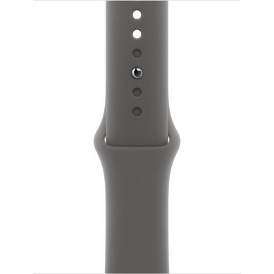 Apple Watch Series 11, 42 mm, Jet Black Aluminium Stone Gray Sport Band SM/ML - фото 83358
