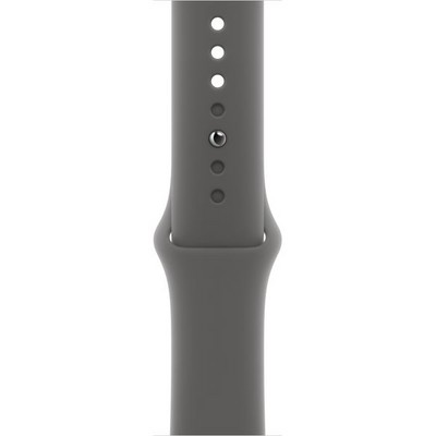 Apple Watch Series 11, 46 mm, Jet Black Aluminium Stone Gray Sport Band SM/ML - фото 83374