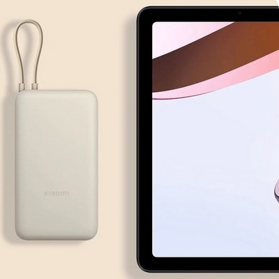 Внешний аккумулятор Xiaomi Power Bank 20000mAh (Integrated Cable) Tan - фото 73838