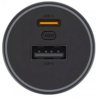 Автомобильное зарядное устройство Xiaomi Car Charger 100W (Type-A, Type-C) Black - фото 76204