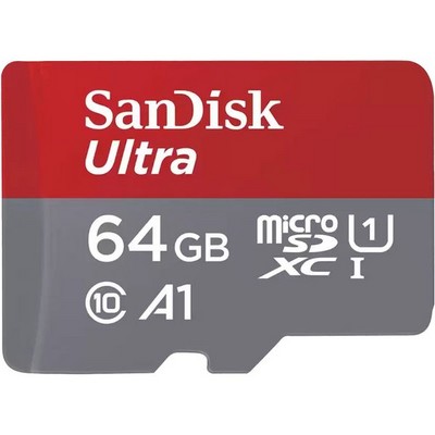 Флэш-карта MicroSDXC Sandisk Ultra 64Gb speed up to 140 - фото 76397