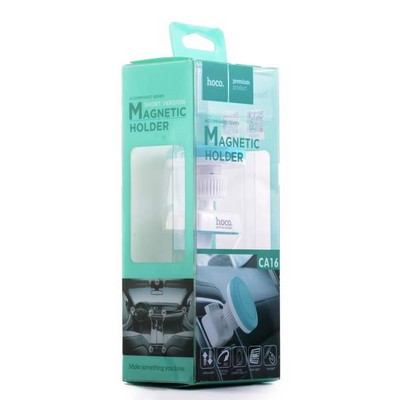 Автомобильный держатель Hoco CA16 Short version magnetic air outlet holder магнитный универсальный в решетку белый - фото 55227