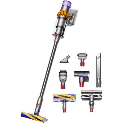 Dyson v15 Detect Absolute Total Clean, серебристый - фото 77865