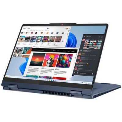 Lenovo IdeaPad Slim 5 2-in-1 16 83HY001PUS (AMD Ryzen AI 5 340 2000MHz/16Gb/512Gb SSD/1920х1200/Touch/AMD Radeon 840M) Синий - фото 79214