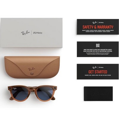 Ray-Ban Headliner Shiny Caramel Transparent/ Clear to Sapphire Transitions M/L - фото 78907