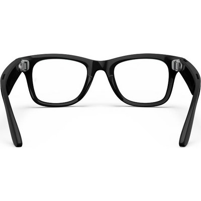 Ray-Ban Wayfarer Shiny Black/ Clear M/L - фото 78983