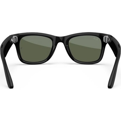 Ray-Ban Wayfarer Shiny Black/ Green M/L - фото 78989 Ray-Ban Wayfarer Shiny Black/ Green M/L - фото 78989