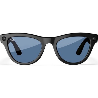 Ray-Ban Skyler Shiny Black/ Tint to Cerulean Blue Transitions M/L - фото 79012