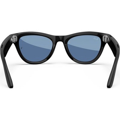 Ray-Ban Skyler Shiny Black/ Tint to Cerulean Blue Transitions M/L - фото 79017