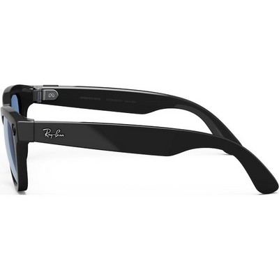 Ray-Ban Skyler Shiny Black/ Tint to Cerulean Blue Transitions M/L - фото 79018
