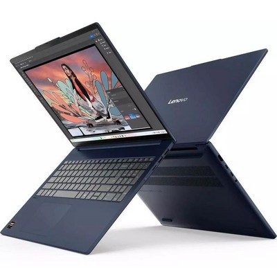 Lenovo IdeaPad Slim 5 16 83HY001HUS (AMD Ryzen AI 7 350 2000MHz/16Gb/512Gb SSD/16.0/1920х1200/Touch/AMD Radeon 860M) Синий - фото 79207