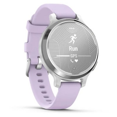 Garmin LILY 2 Active Silver with Purple Jasmine Silicone Band (010-02891-01) - фото 81924