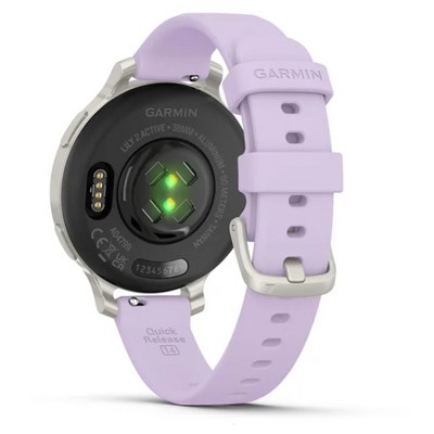 Garmin LILY 2 Active Silver with Purple Jasmine Silicone Band (010-02891-01) - фото 81927