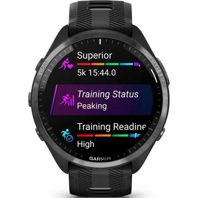 Garmin Forerunner 965 Amoled Black wt Black Band (010-02809-10) - фото 82325