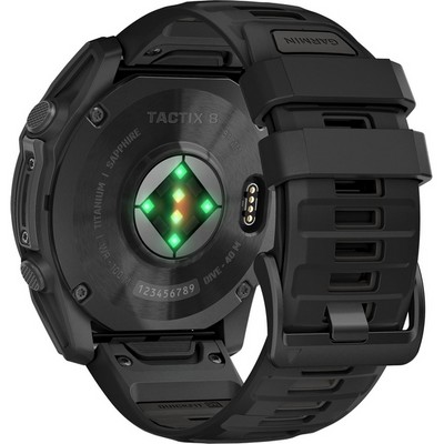 Garmin Tactix 8 51mm Amoled Sapphire Applied Ballistic Solver Silicone Band (010-03406-00) - фото 82392