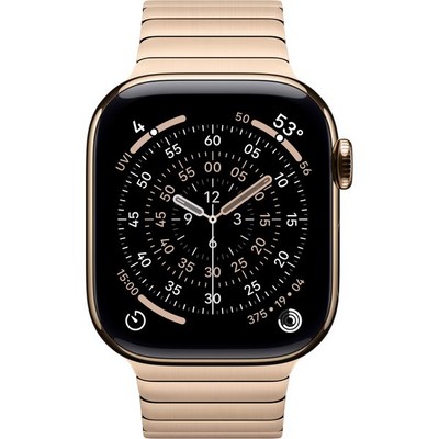 Apple Watch Series 11, 42 mm, Gold Titanium Link Bracelet - фото 83401