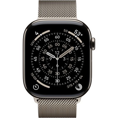 Apple Watch Series 11, 46 mm, S-M/M-L Natural Titanium Milanese Loop - фото 83407 Apple Watch Series 11, 46 mm, S-M/M-L Natural Titanium Milanese Loop - фото 83407