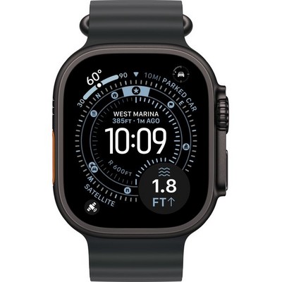 Apple Watch Ultra 3, 49 mm, Black Ocean Band Black - фото 83623