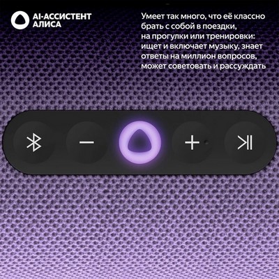 Яндекс Станция Стрит с Алисой, фиолетовый - фото 84276 Яндекс Станция Стрит с Алисой, фиолетовый - фото 84276