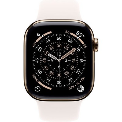 Apple Watch Series 11, 42 mm, Gold Titanium Light Blush Sport Band SM/ML - фото 84280 Apple Watch Series 11, 42 mm, Gold Titanium Light Blush Sport Band SM/ML - фото 84280