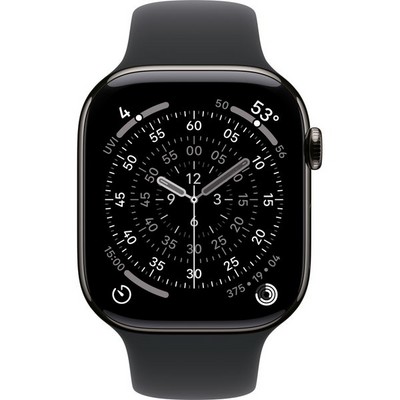 Apple Watch Series 11, 46 mm, Slate Titanium Black Sport Band SM/ML - фото 84293 Apple Watch Series 11, 46 mm, Slate Titanium Black Sport Band SM/ML - фото 84293