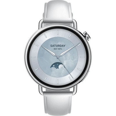 Xiaomi Watch S4 41mm Leather Strap White - фото 84318 Xiaomi Watch S4 41mm Leather Strap White - фото 84318